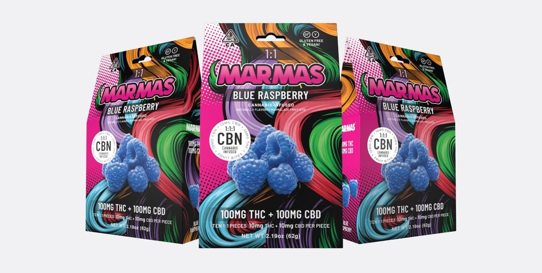 Blue Raspberry Marmalade Bites 1:1:1 100mg