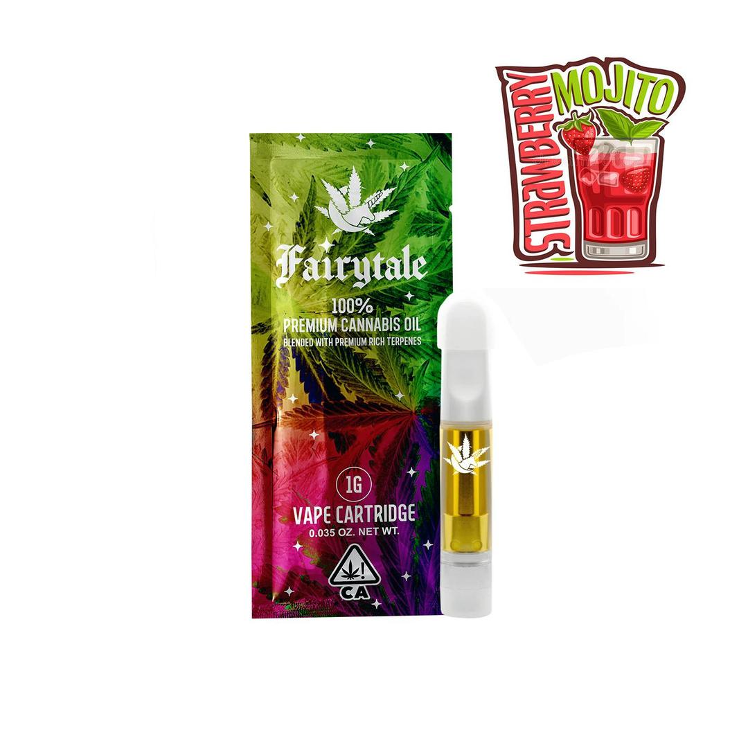 FAIRYTALE | 1 Gram Premium Oil Vape Cartridge- "Strawberry Mojito" -82% THC