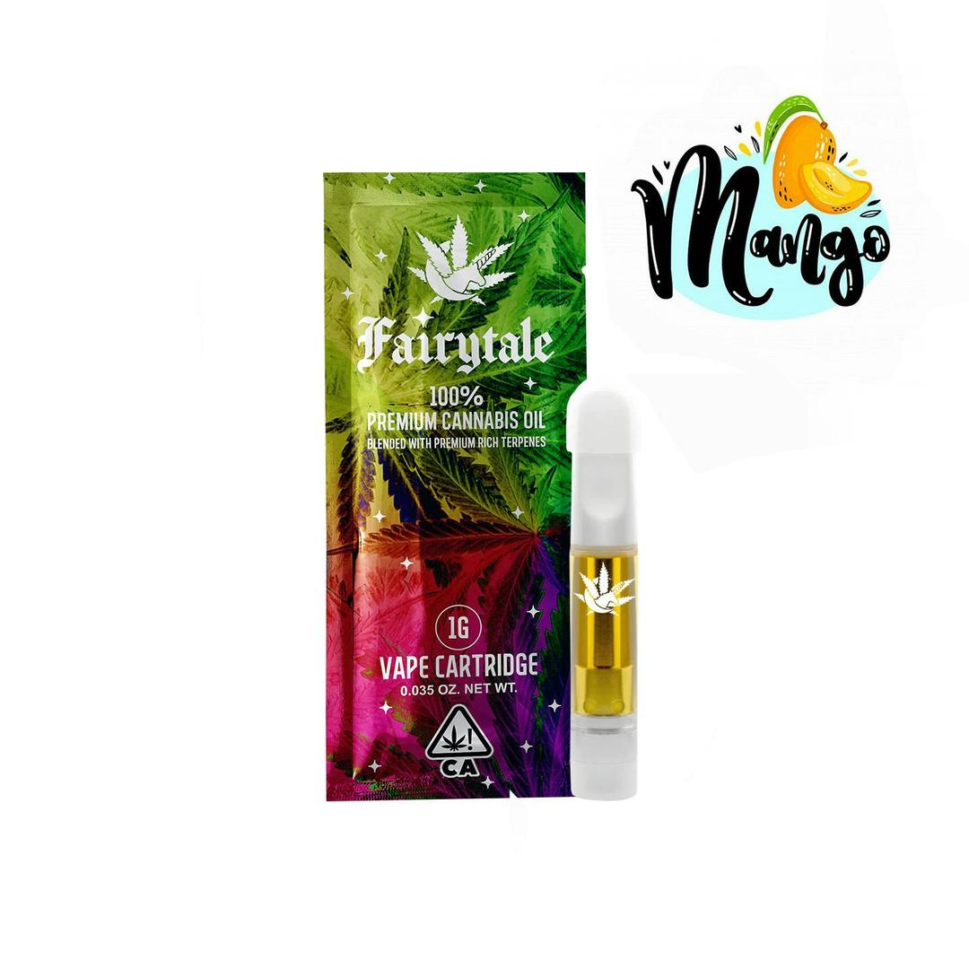 FAIRYTALE | 1 Gram Premium Oil Vape Cartridge- "Mango" - 82% THC