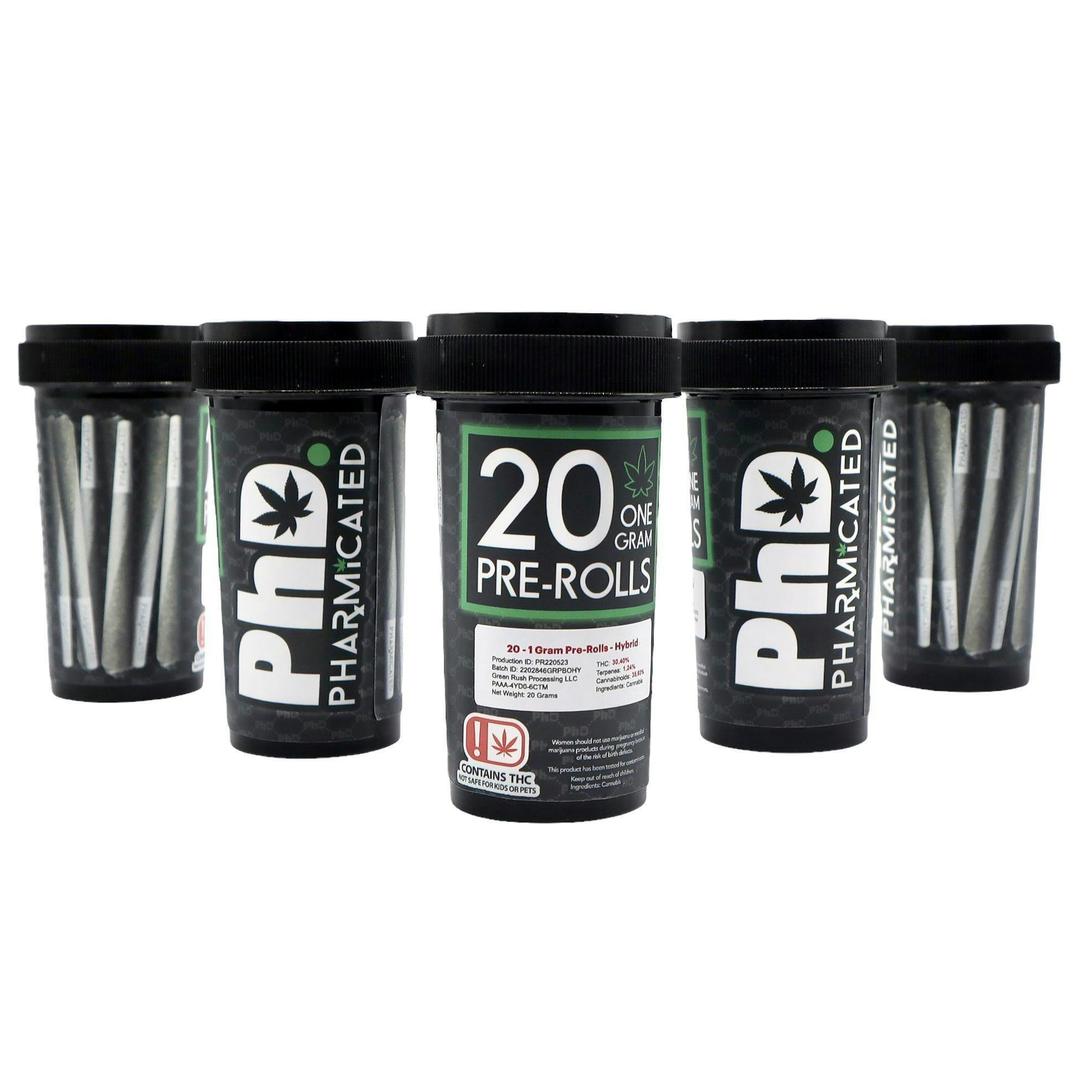 PhD 20-1g Pre-Rolls - Hybrid