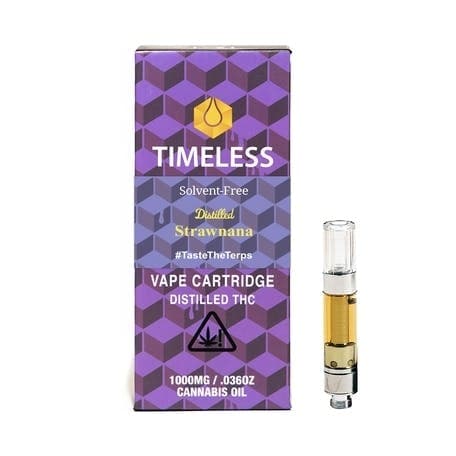 Timeless STRAWNANA 1000mg Vape Cartridge (Rest)