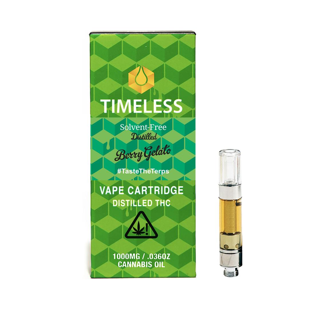 Timeless Berry Gelato 1000mg Vape Cartridge (Chill)