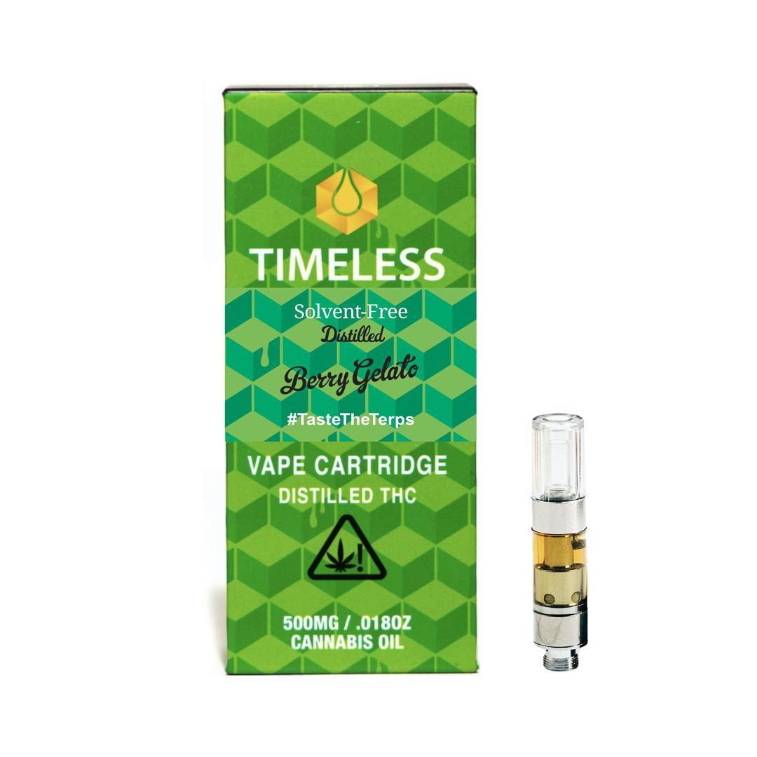 Timeless Berry Gelato 500mg Vape Cartridge (Chill)