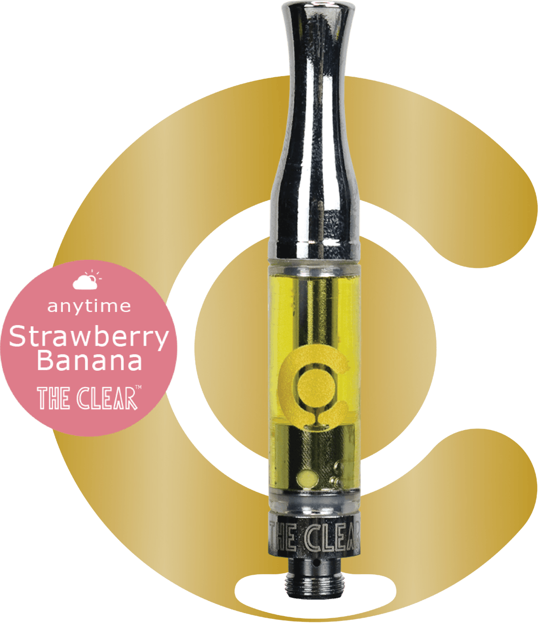 The Clear Original Cartridge 1000mg | Strawberry Banana