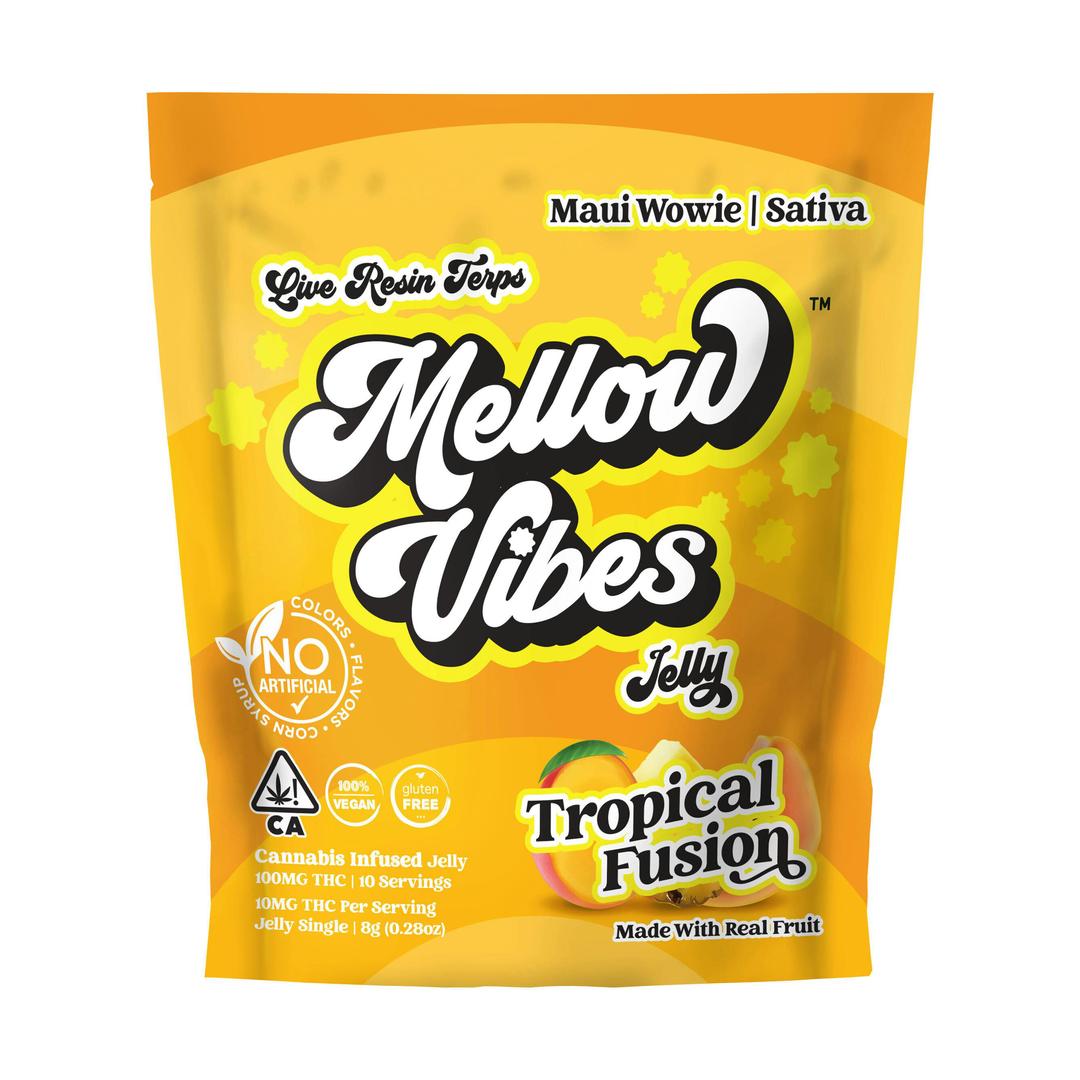 Mellow Vibes Jelly | Tropical Fusion | Single | 100 MG THC