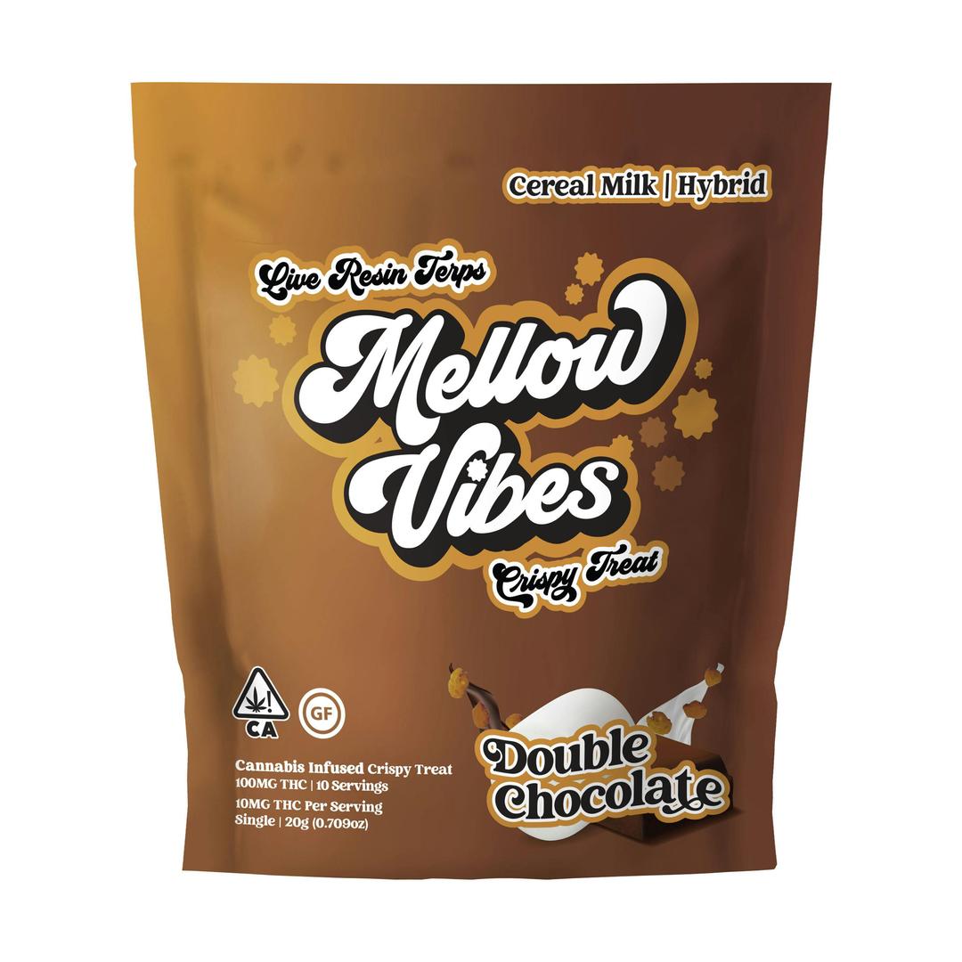 Mellow Vibes Crispy Treat | Double Chocolate | 100mg