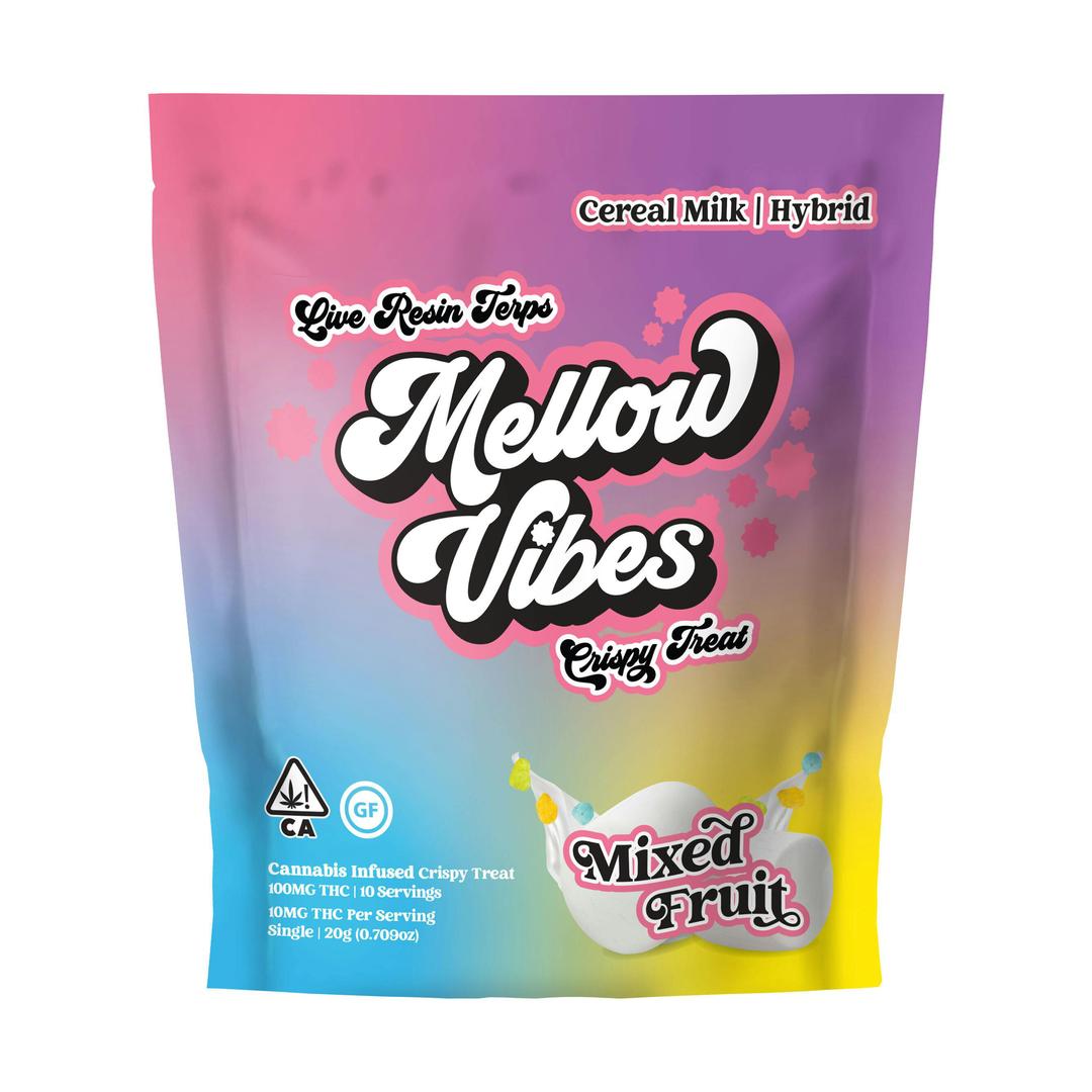 Mellow Vibes Crispy Treat | Mixed Fruit | 100mg