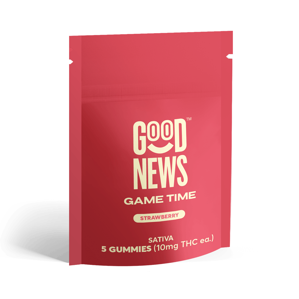 Good News Game Time Strawberry Gummies