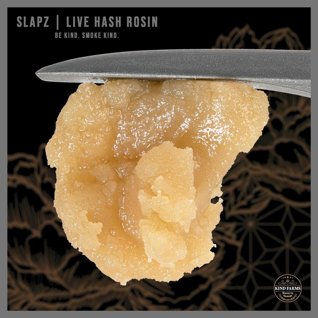 Slapz Live Hash Rosin - Kind Farms Reserve