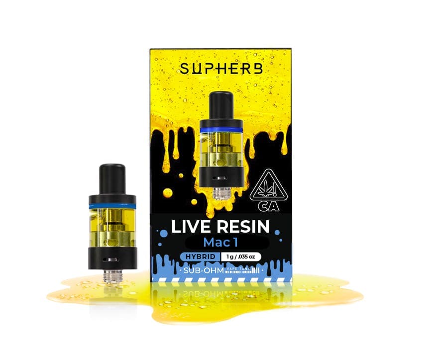 Supherb - MAC-1 Hybrid Live Resin Cartridge 1g