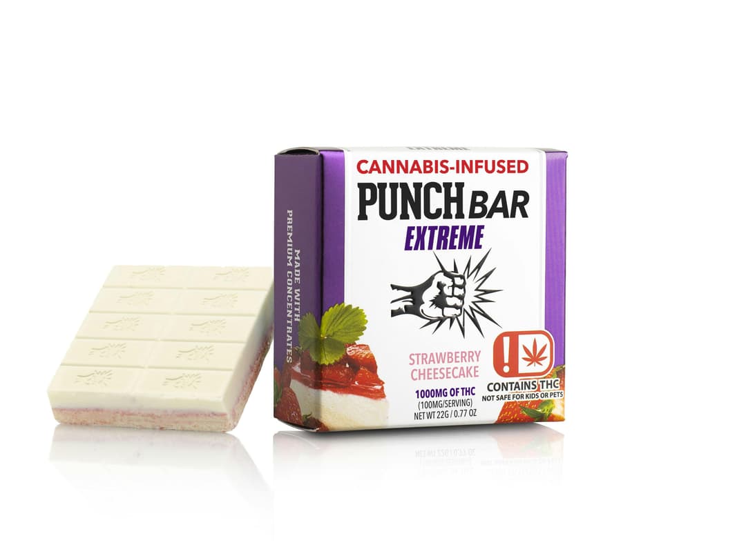 Strawberry Cheesecake White Chocolate Extreme PunchBar 1,000mg (OK)