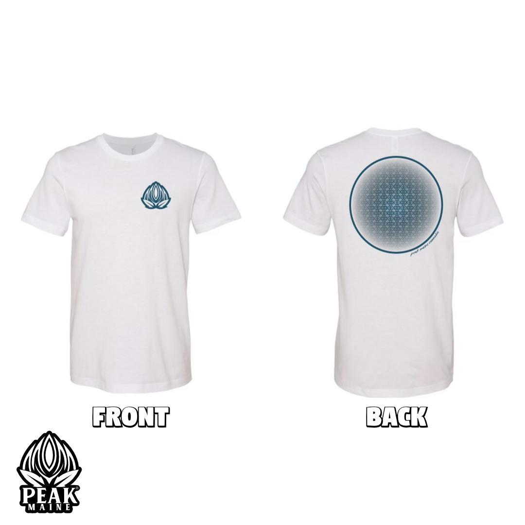 Peak Maine Yoga Print T-Shirt