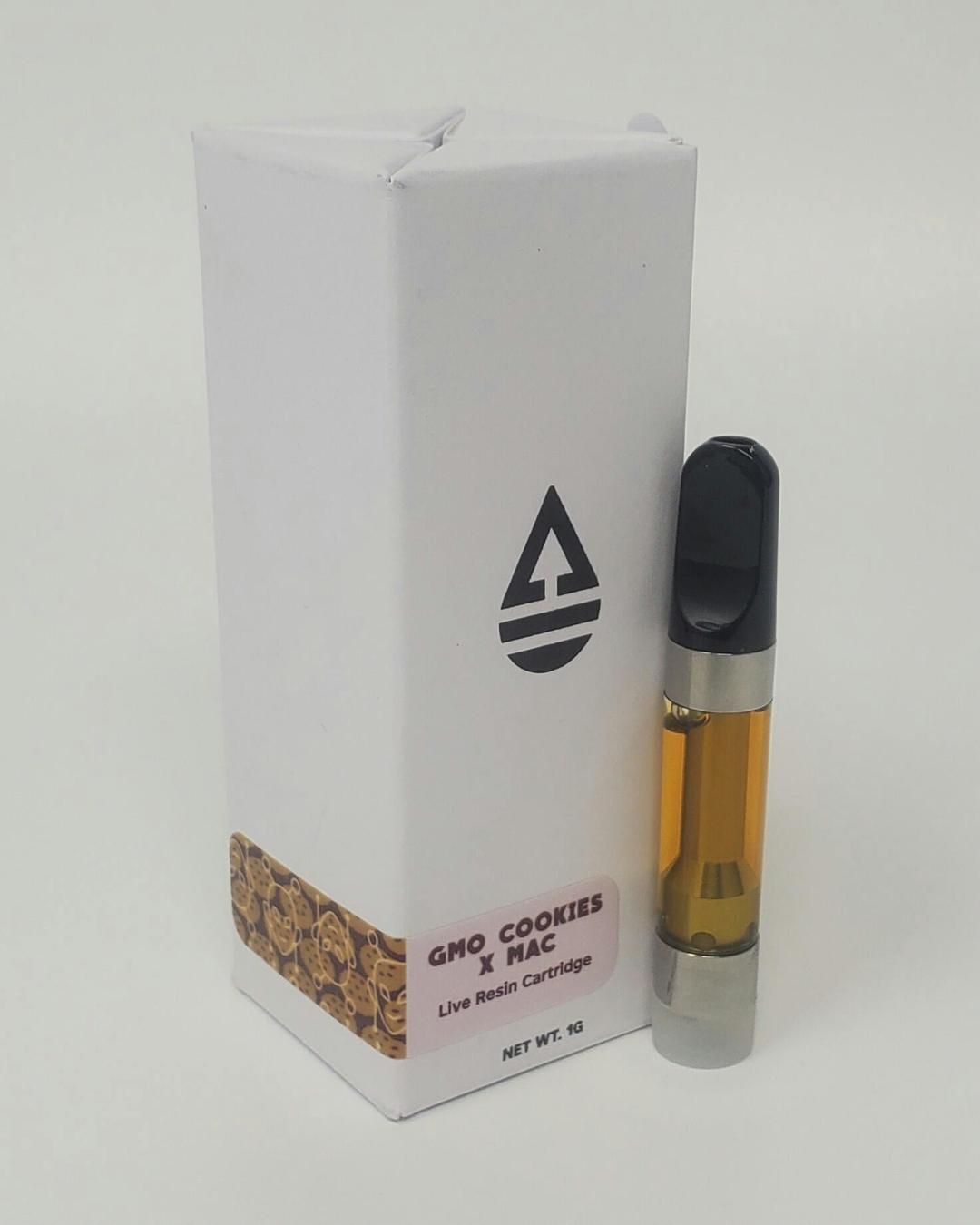 1 Gram 100% Live Resin Cartridge | GMO Cookie x MAC