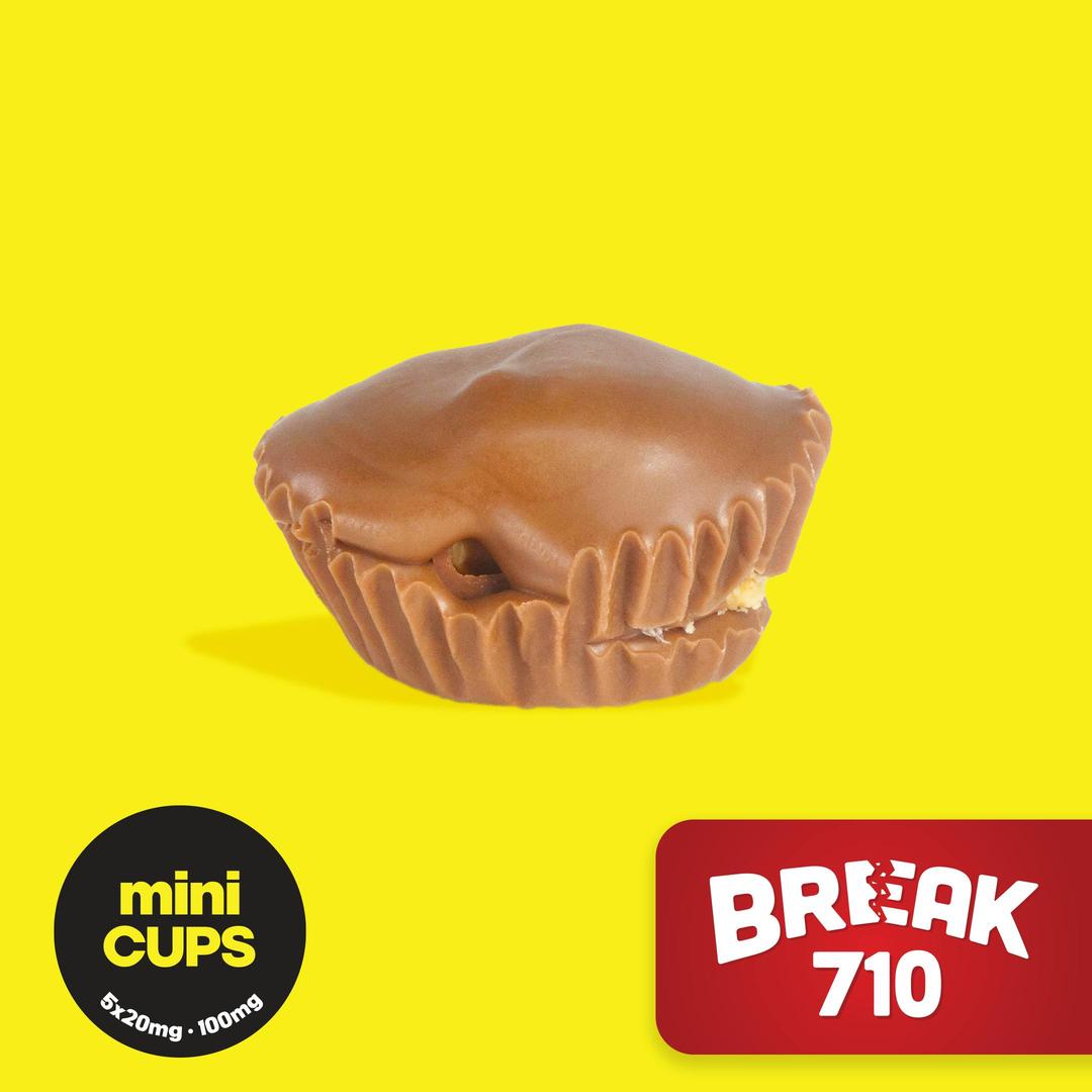 MINIS Break 710 - 100MG Chocolate Cups - Covert Cups - REC