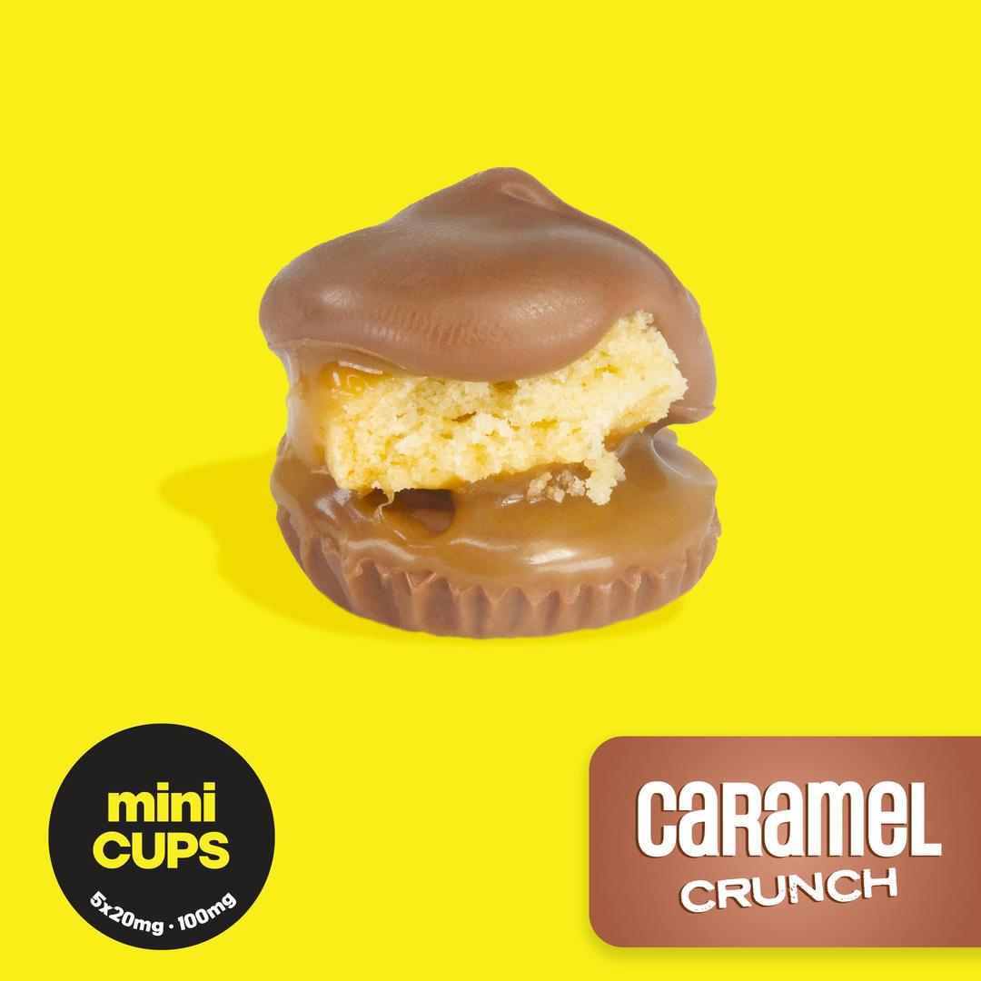 MINIS Caramel Crunch - 100MG Chocolate Cups - Covert Cups - REC