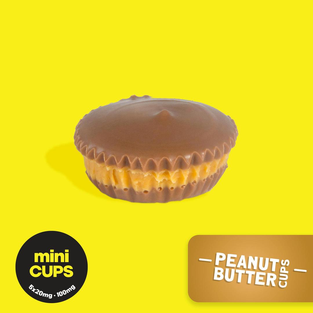 MINIS Peanut Butter - 100MG Chocolate Cups - Covert Cups - MED