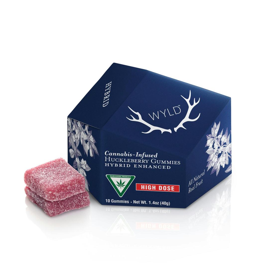 *HIGH DOSE* Huckleberry Hybrid Enhanced Gummies | MI