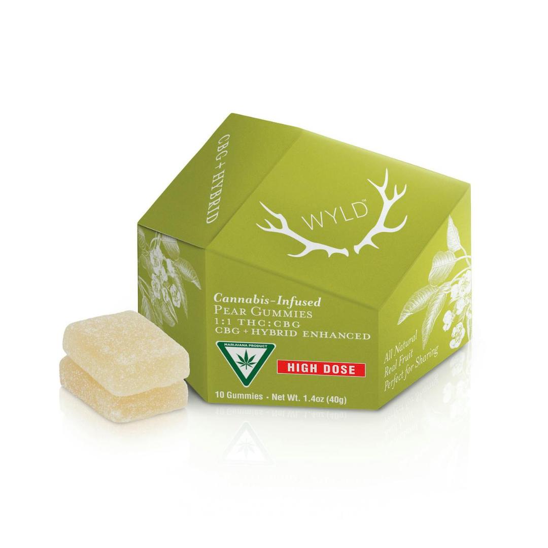 *HIGH DOSE* Pear 1:1 CBG + Hybrid Enhanced Gummies | MI