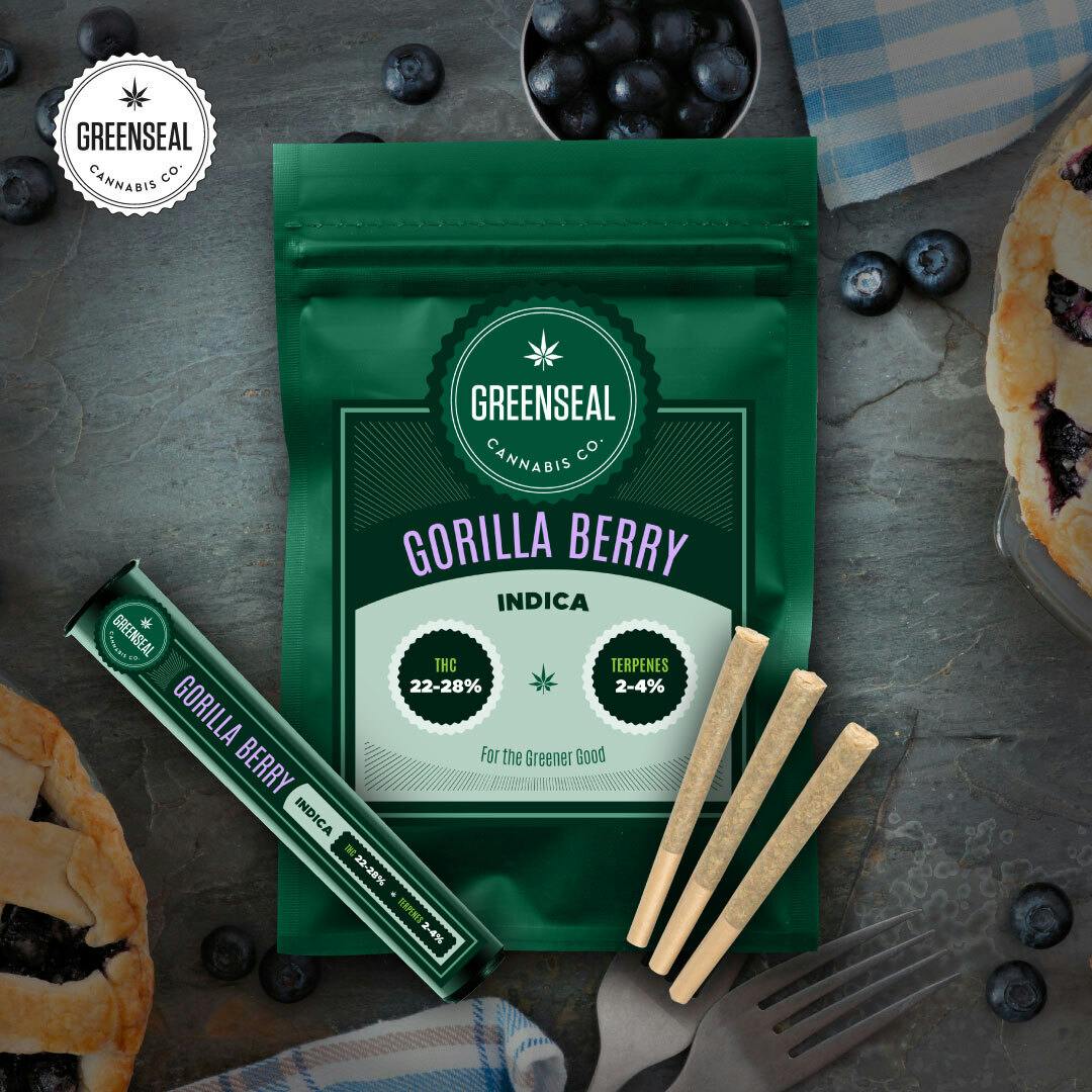 Gorilla Berry - 3x0.5G Pre-Roll - Ontario