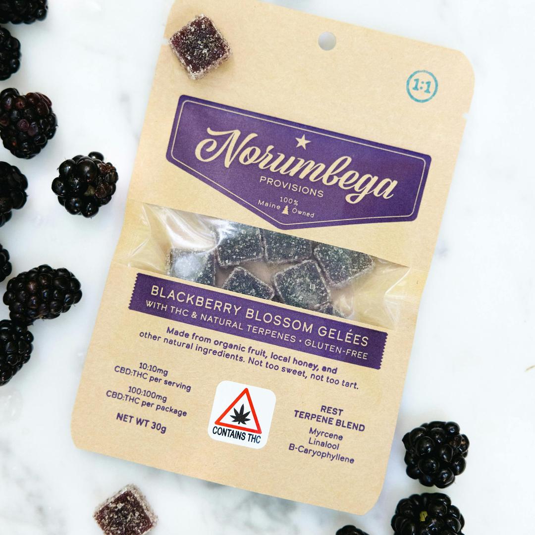 Blackberry Blossom REST Gelées 200mg (1:1 with CBD)