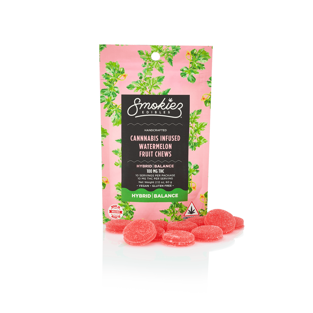 Smokiez HYBRID Watermelon Fruit Chews - 100mg - ME