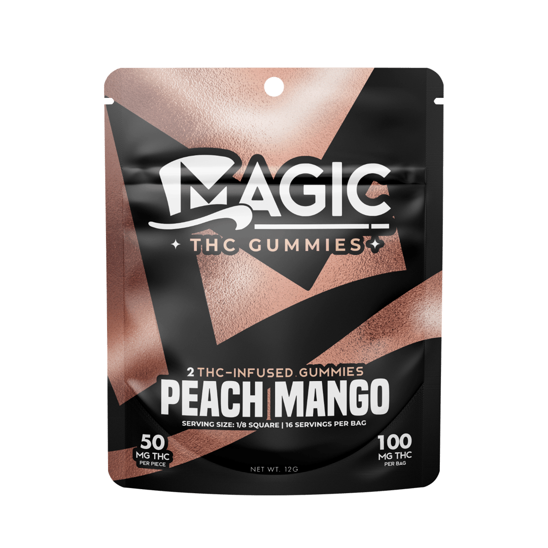 Magic Edibles - Peach Mango Gummies 100MG