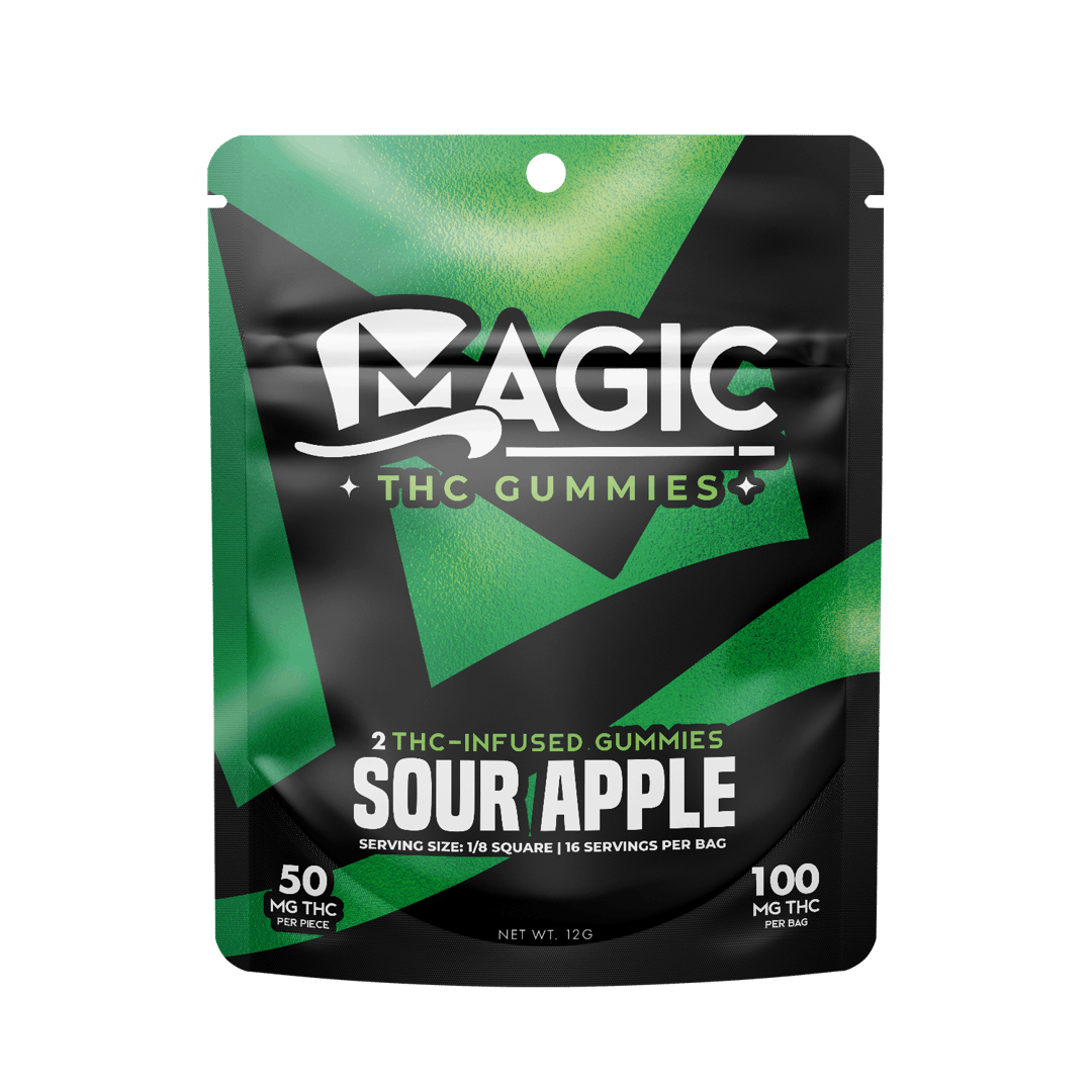 Magic Edibles - Sour Apple 100MG