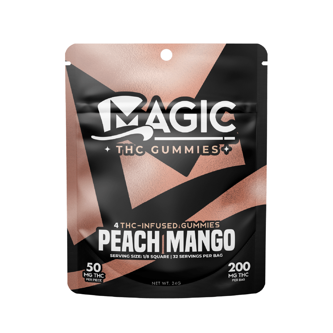Magic Edibles - Peach Mango Gummies 200MG