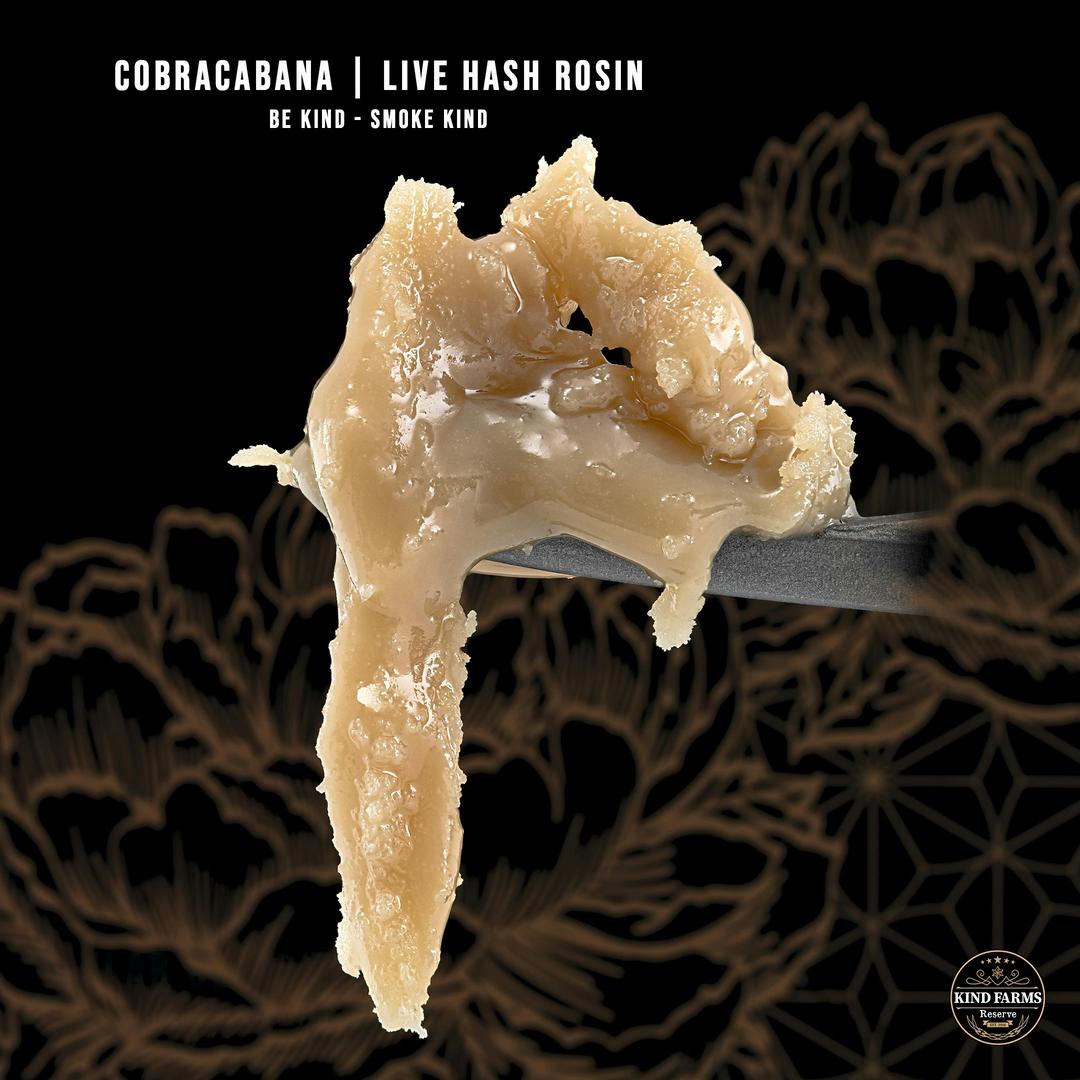 Cobra Cabana Live Hash Rosin - Kind Farms Reserve