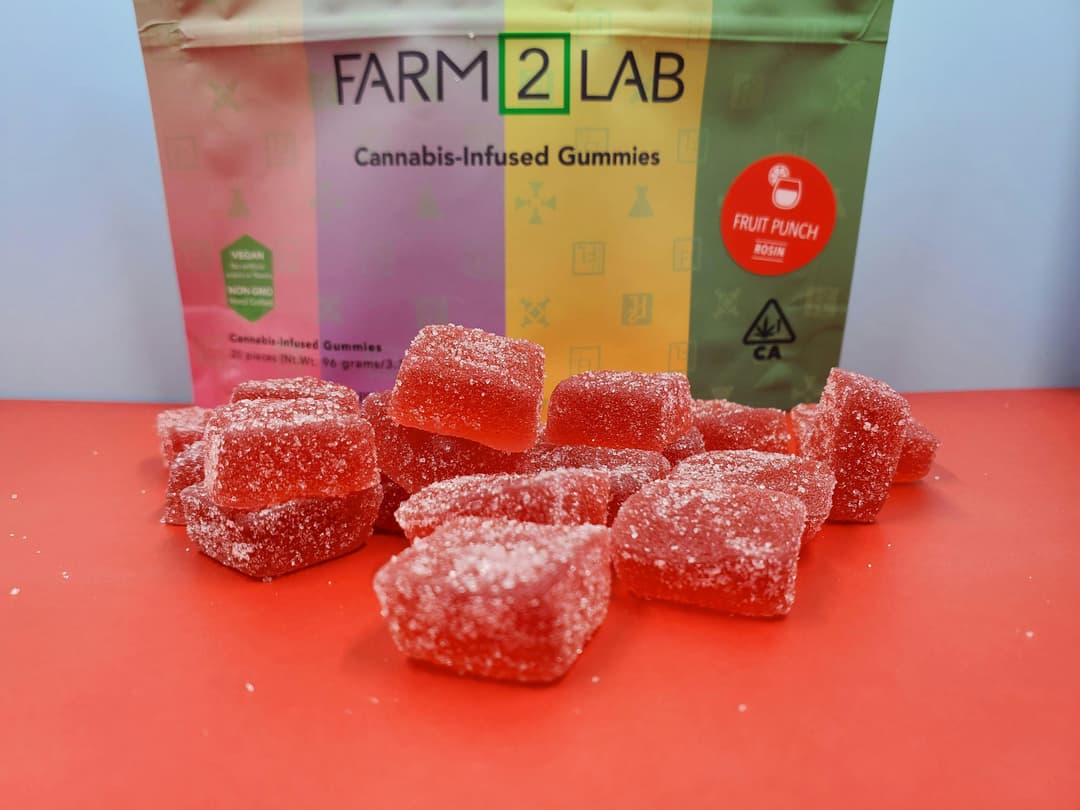 Fruit Punch- 100mg Rosin Gummies