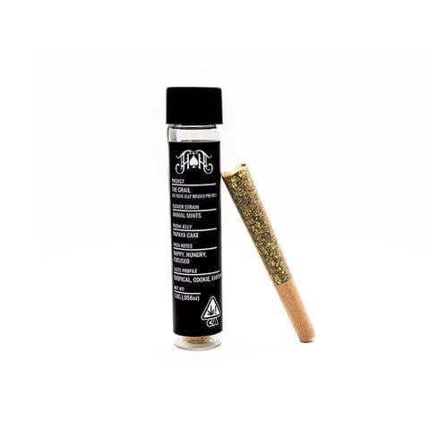1.6g Jelly Rosin Infused Pre-Roll: Garlic OG x Grape Pie