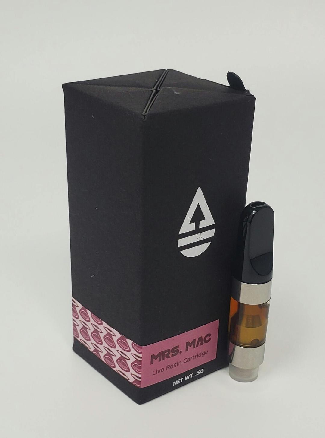 Live Rosin 0.5g Cartridge | Mrs. Mac