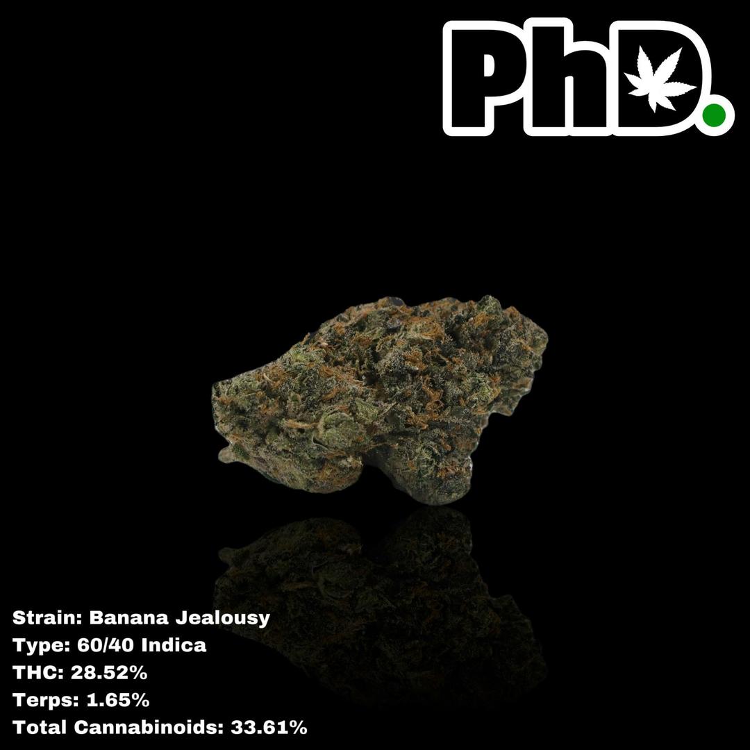 PhD Indoor Flower - Banana Jealousy - 28.52% THC
