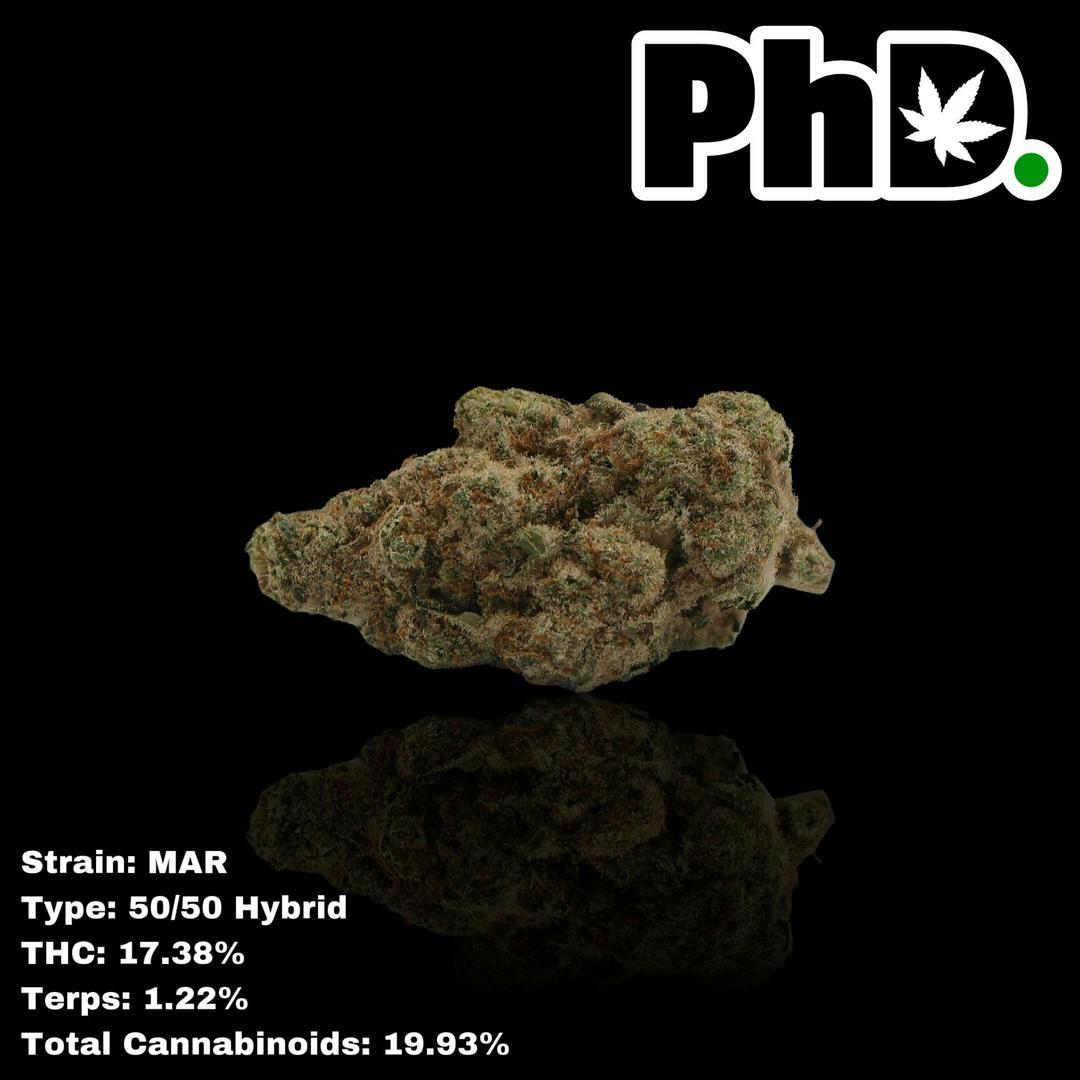 PhD Indoor Flower - MAR - 17.38% THC