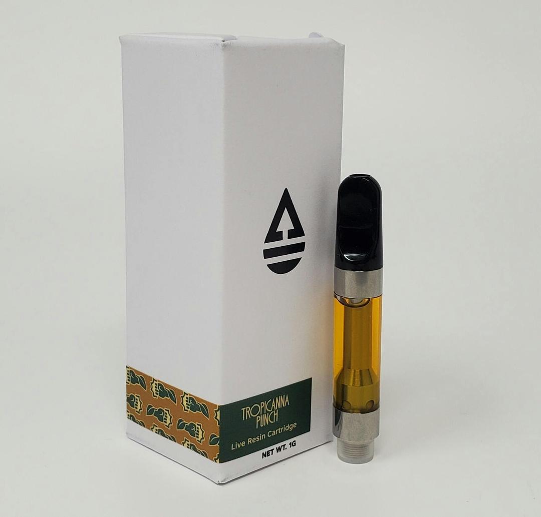 1 Gram 100% Live Resin Cartridge | Tropicanna Punch
