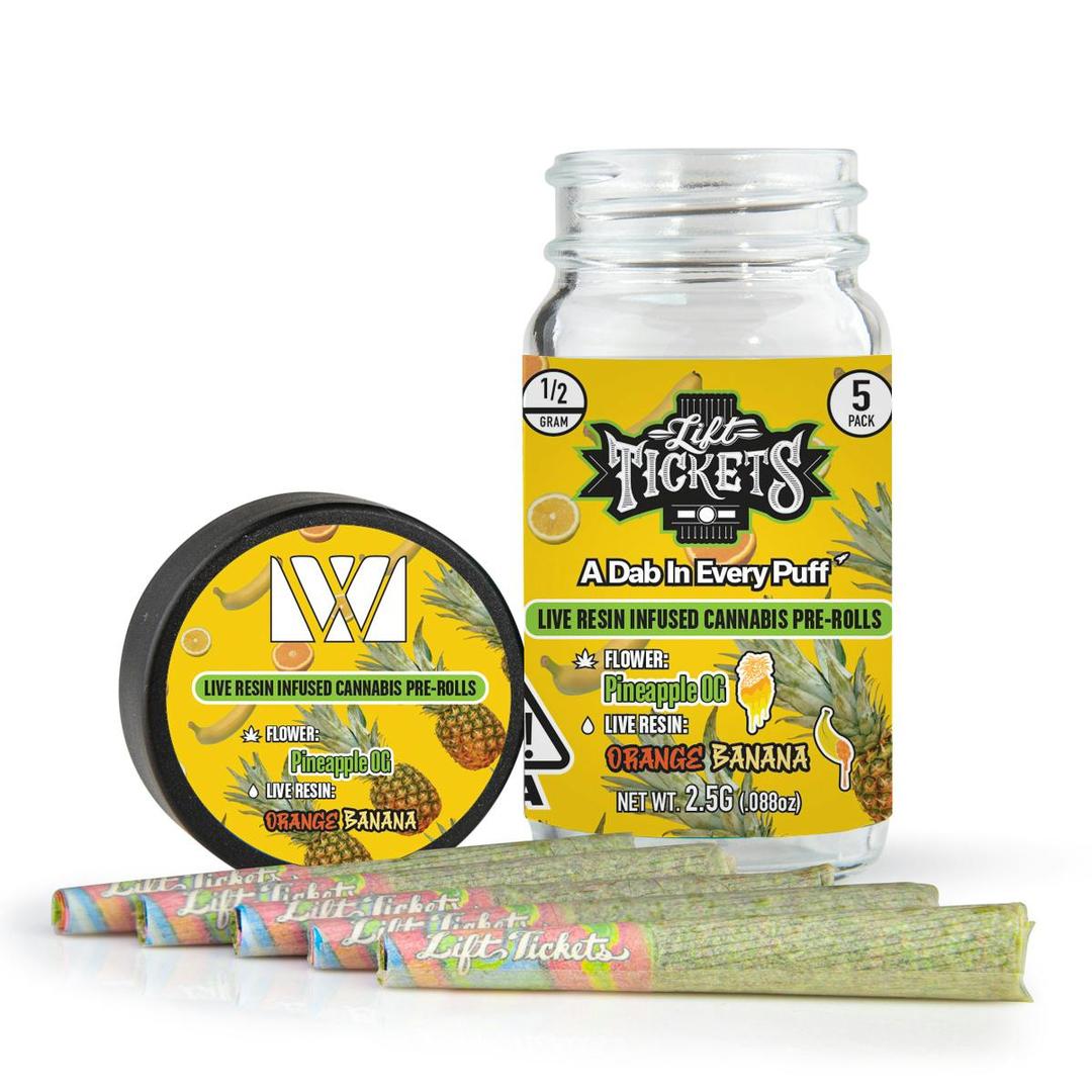 Pineapple OG x Orange Banana - Infused Pre-Roll 5-Pack