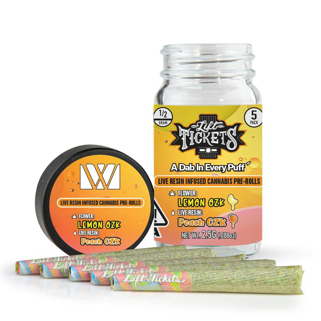 Lemon OZK x Peach OZK - Infused Pre-Roll 5-Pack