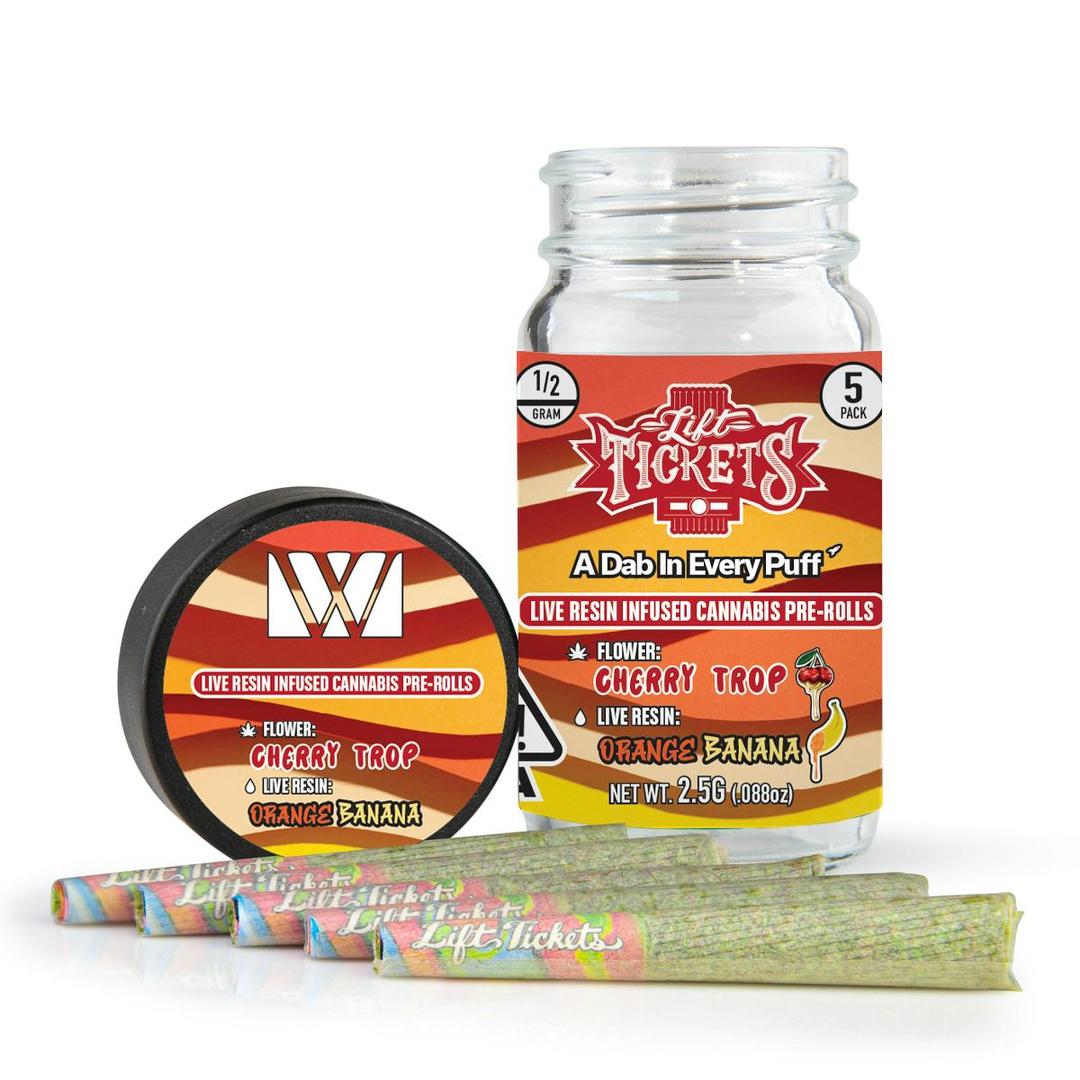 Cherry Trop x Orange Banana - Infused Pre-Roll 5-Pack