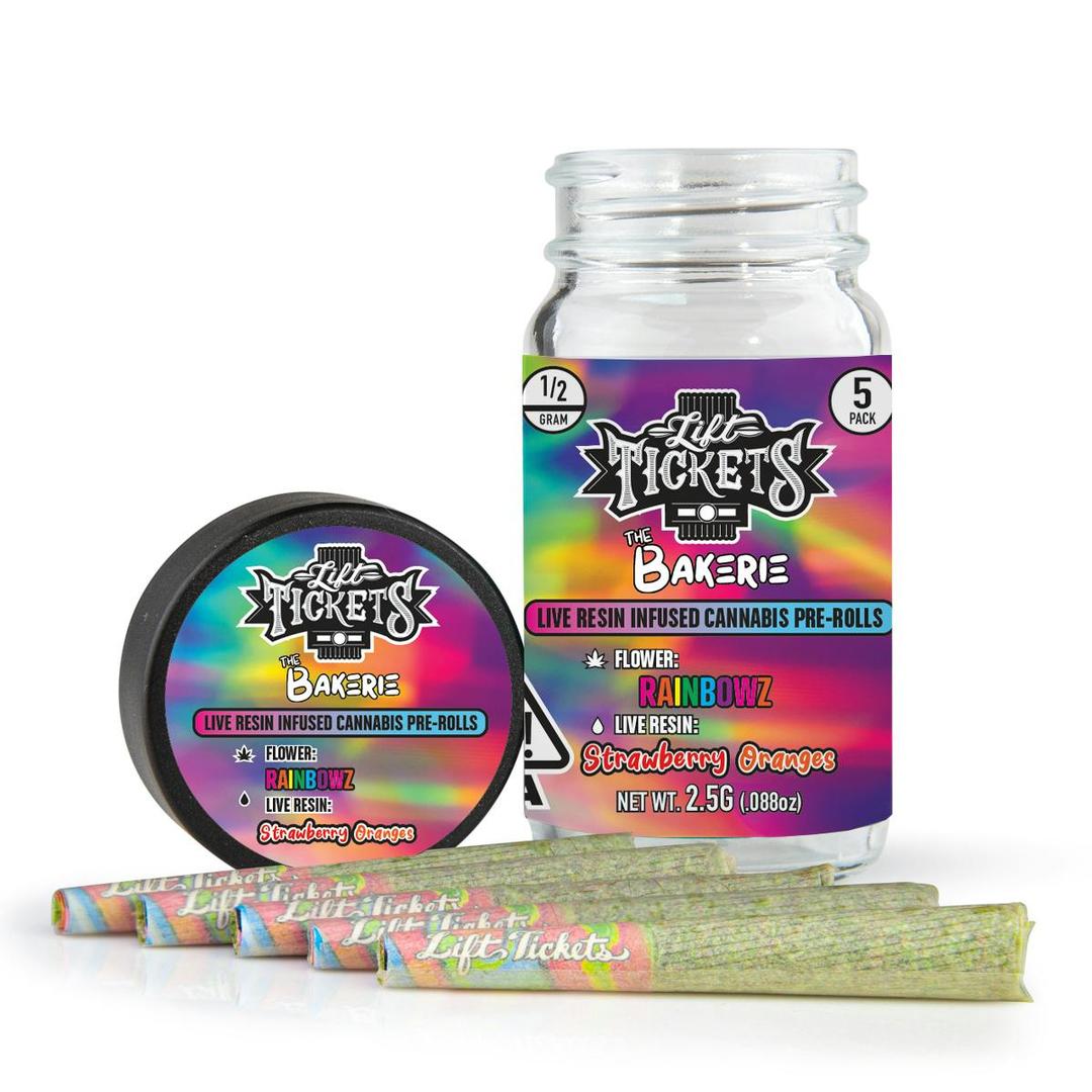 Rainbowz x Strawberry Oranges - Infused Pre-Roll 5-Pack