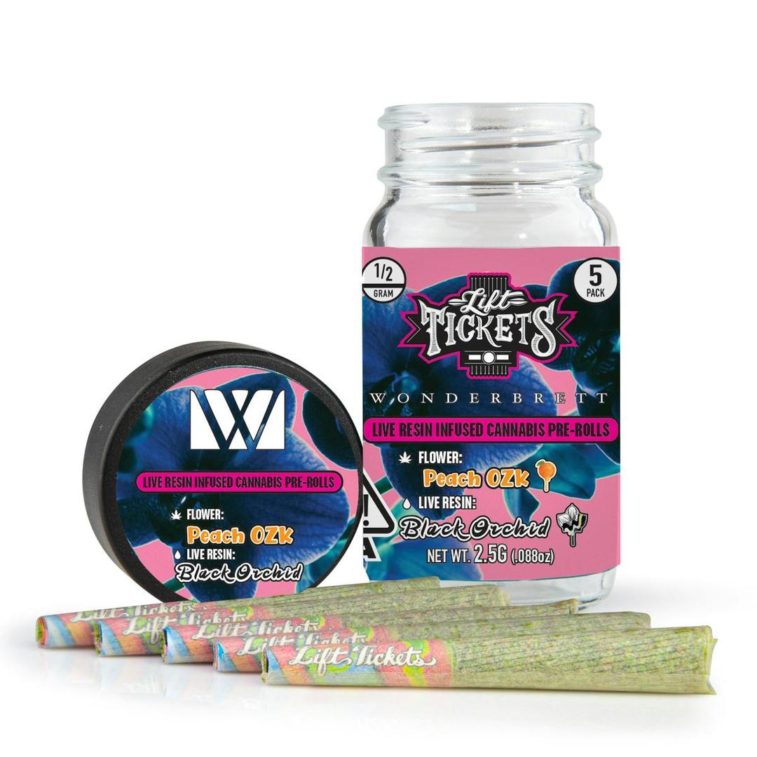 Peach OZK x Black Orchid - Infused Pre-Roll 5-Pack