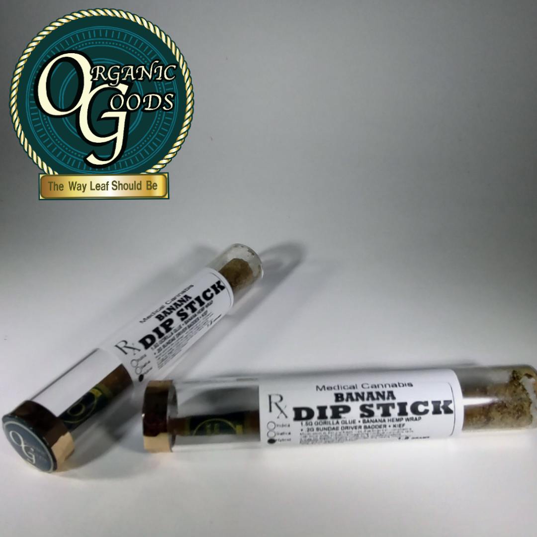Organic Goods Dip Stick w/ Badder & Kief Banana 1.5g
