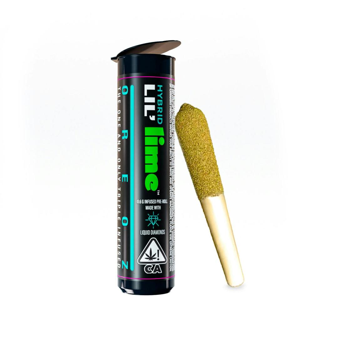 Infused Lil' Lime (.6g Hybrid Mini Pre Roll) | Oreoz