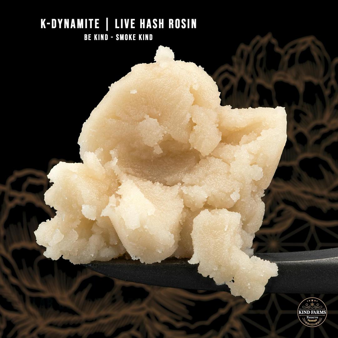 K-Dynamite Live Hash Rosin - Kind Farms Reserve