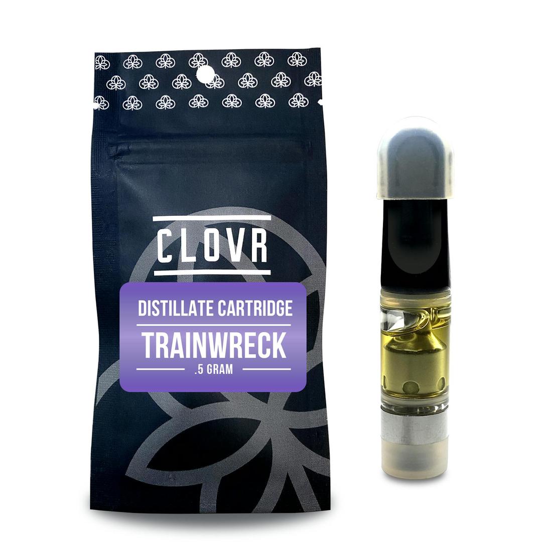 CLOVR - Distillate 510 Vape Cartridge - Trainwreck