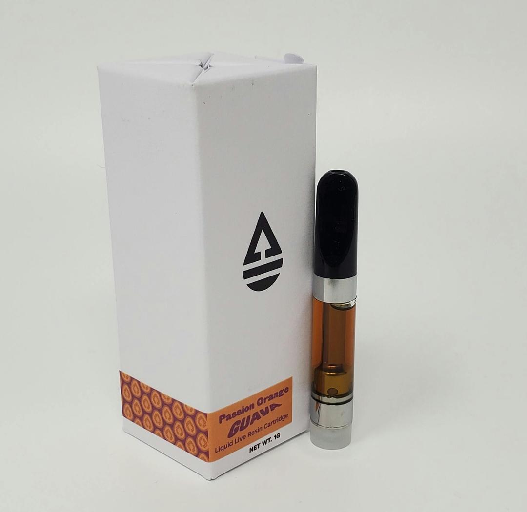 1 Gram 100% Live Resin Cartridge | Passion Orange Guava