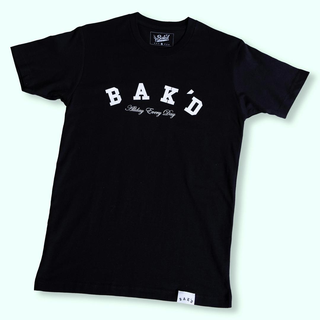Bak'd Classic T-Shirt (Black/White)