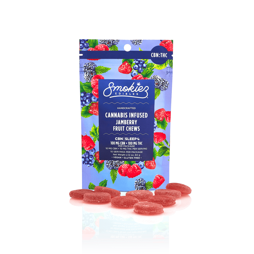 Jamberry 100mg CBN : 100mg THC 1:1 Fruit Chews - AZ