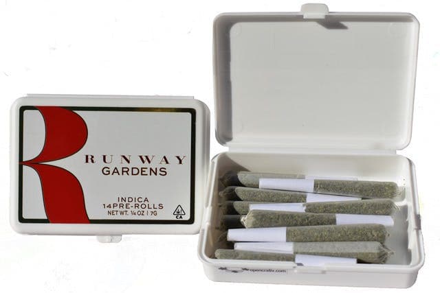 Runway Gardens- Indica Pre-Rolls (Ice Cream Cake) 14pk (7g)
