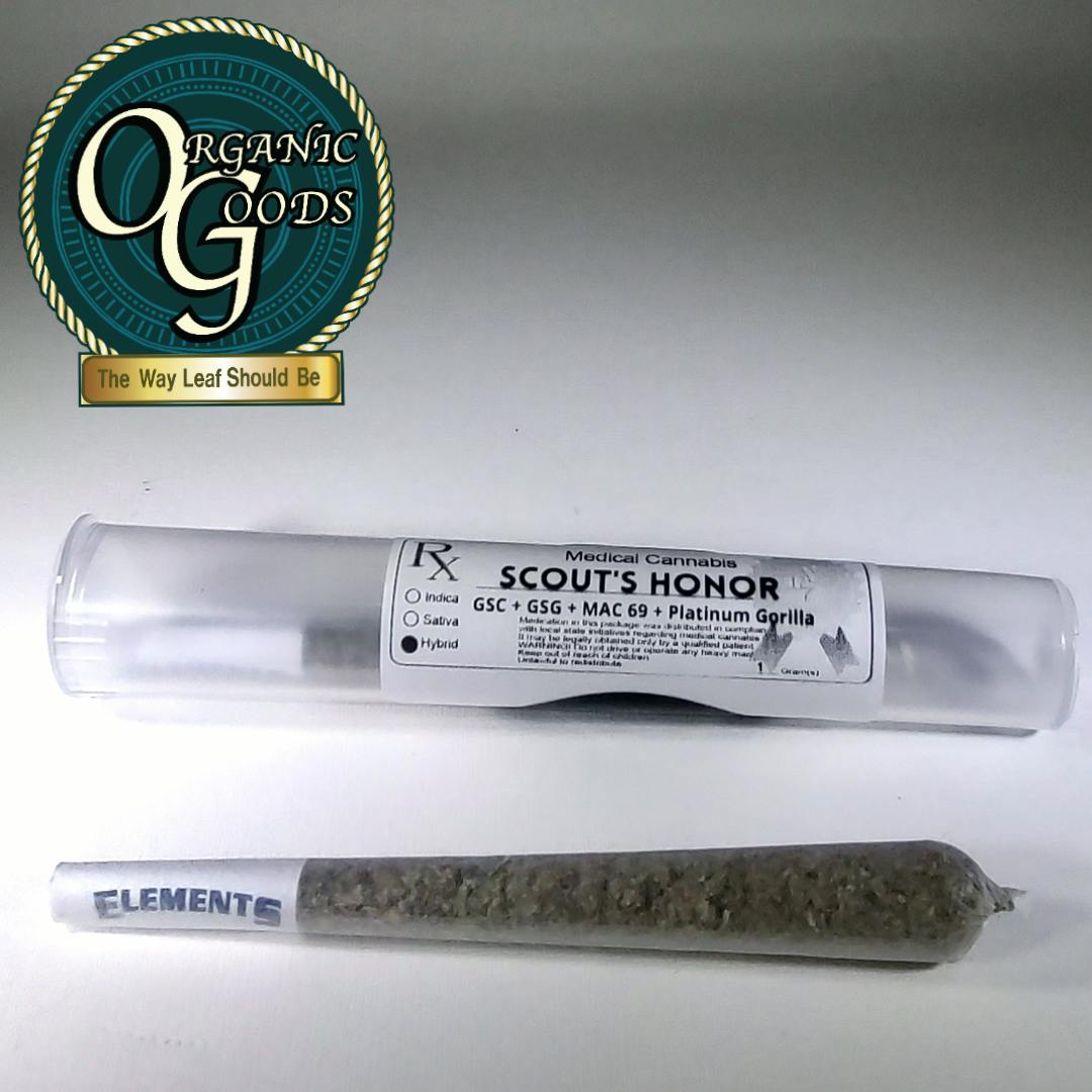 Organic Goods Pre-Roll Scouts Honor 1 G