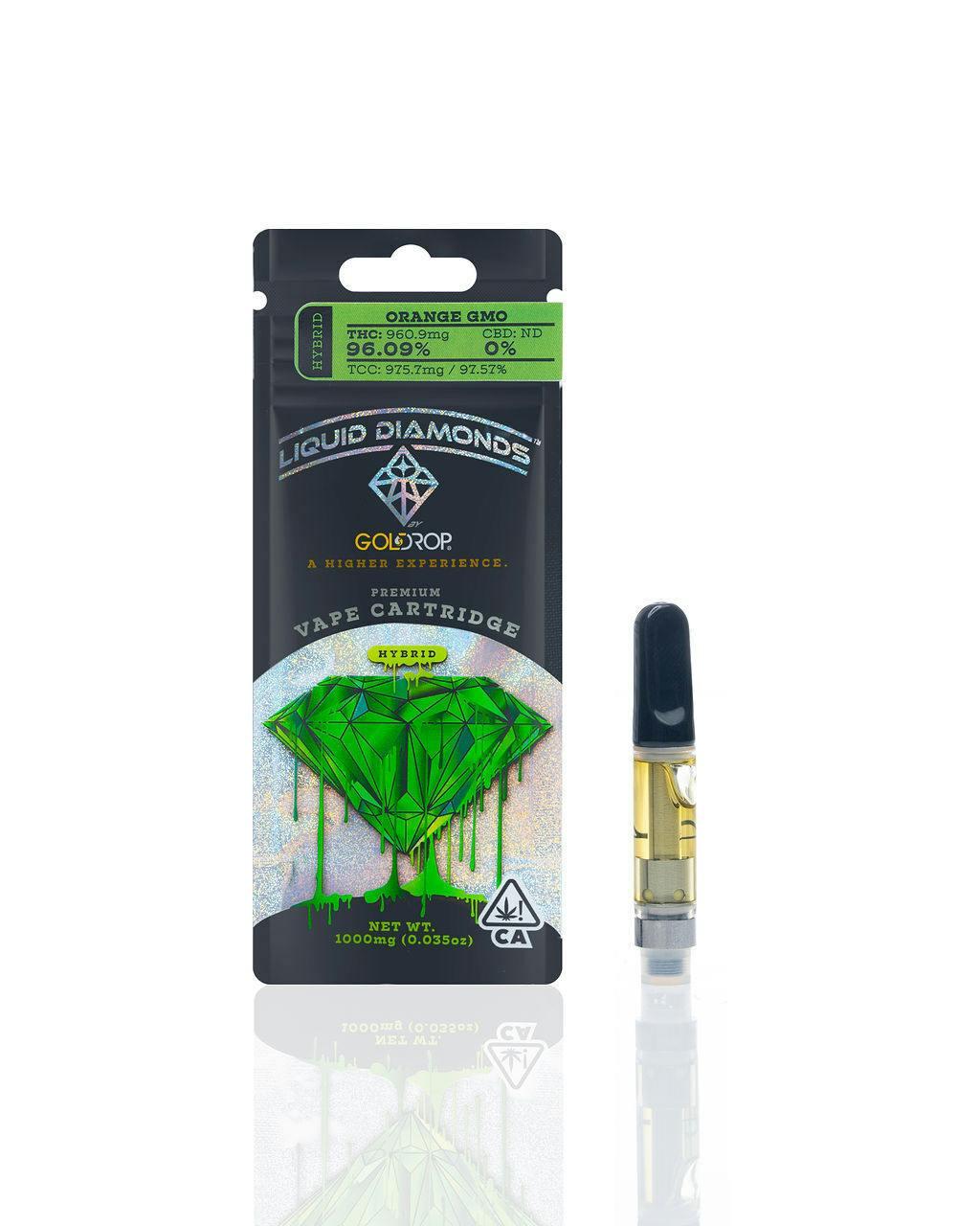 Orange GMO Liquid Diamonds® Cartridge - 1 Gram
